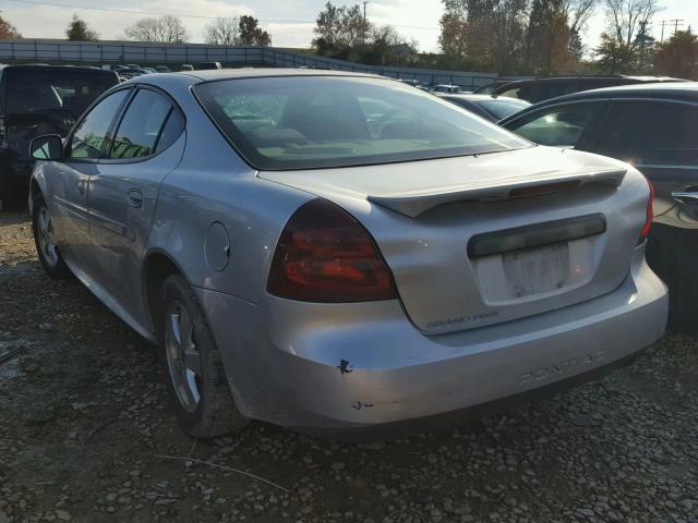 2G2WP522X51317396 - 2005 PONTIAC GRAND PRIX SILVER photo 3