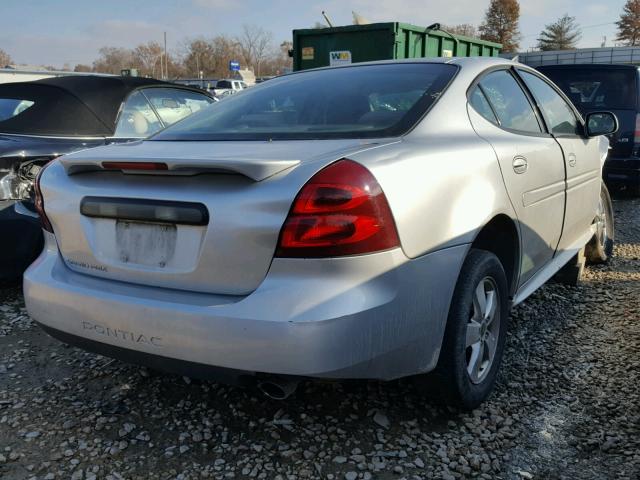 2G2WP522X51317396 - 2005 PONTIAC GRAND PRIX SILVER photo 4
