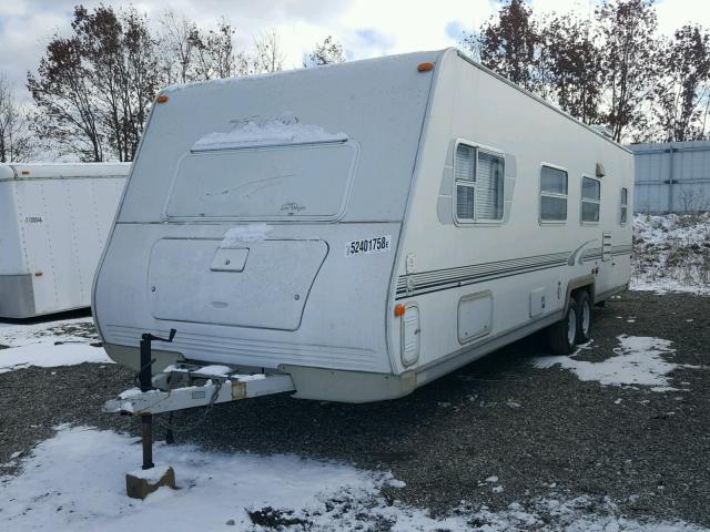 4WY200P2211076630 - 2001 TRAIL KING TRAILER WHITE photo 2