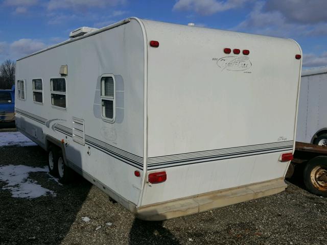 4WY200P2211076630 - 2001 TRAIL KING TRAILER WHITE photo 3