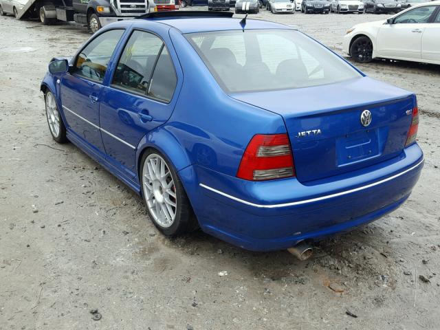 3VWSE69MX5M051686 - 2005 VOLKSWAGEN JETTA GLI BLUE photo 3