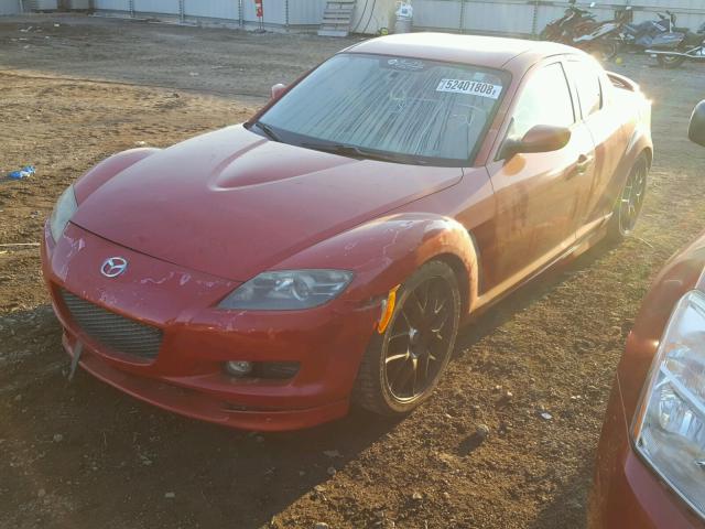 JM1FE173940110598 - 2004 MAZDA RX8 RED photo 2