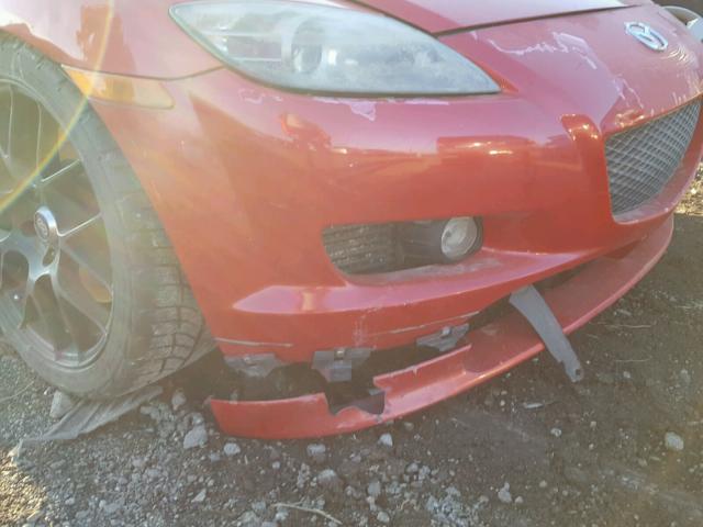 JM1FE173940110598 - 2004 MAZDA RX8 RED photo 9