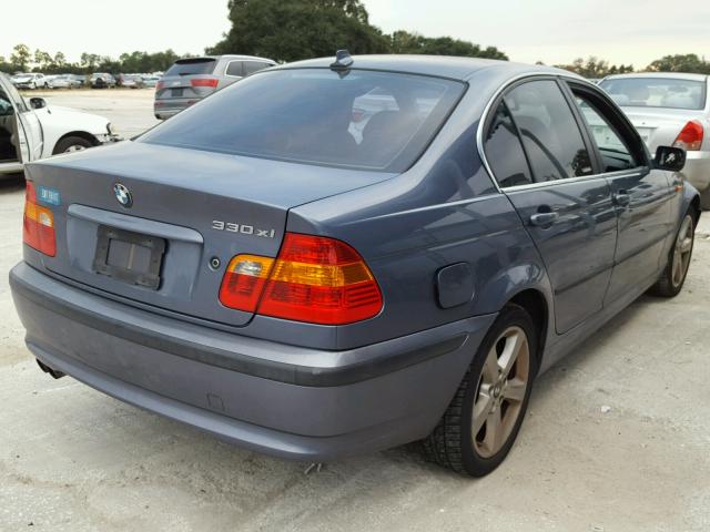 WBAEW53455PN39855 - 2005 BMW 330 XI BLUE photo 4