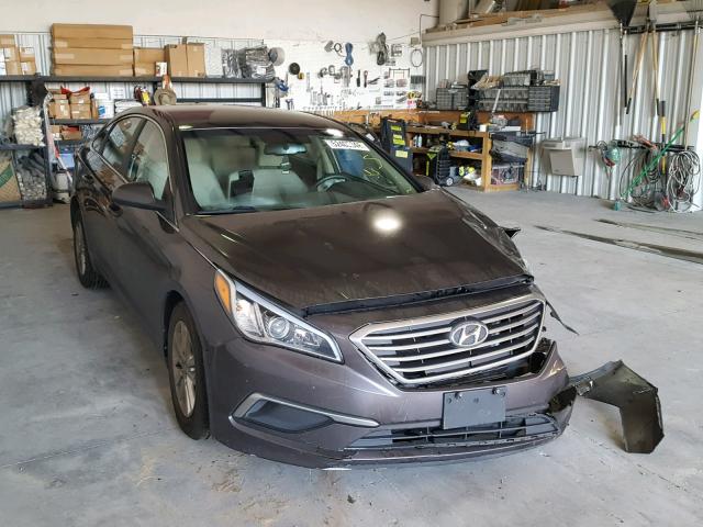 5NPE24AF9GH277396 - 2016 HYUNDAI SONATA SE BROWN photo 1