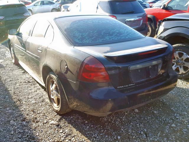 2G2WP522041336568 - 2004 PONTIAC GRAND PRIX BLACK photo 3