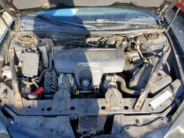 2G2WP522041336568 - 2004 PONTIAC GRAND PRIX BLACK photo 7