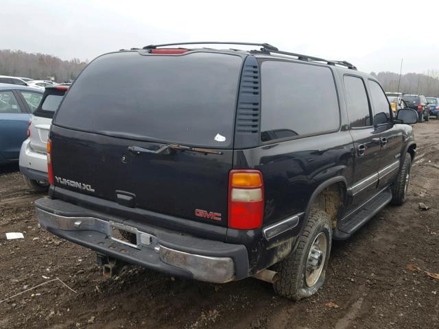 3GKGK26U7YG191314 - 2000 GMC YUKON XL K BLACK photo 4