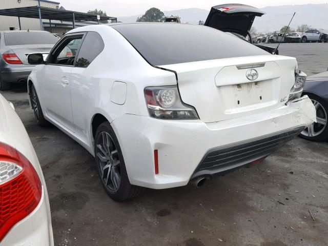 JTKJF5C73FJ005567 - 2015 TOYOTA SCION TC 白色 照片 3