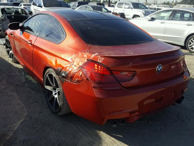 WBSLX9C53ED160189 - 2014 BMW M6 ORANGE photo 3