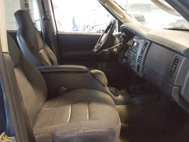 1D4HR38N43F534097 - 2003 DODGE DURANGO SP BLUE photo 5