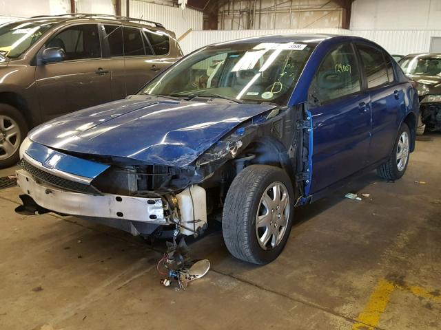 1G8AZ52F94Z208818 - 2004 SATURN ION LEVEL BLUE photo 2