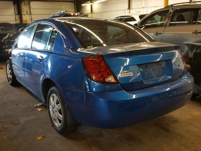 1G8AZ52F94Z208818 - 2004 SATURN ION LEVEL BLUE photo 3