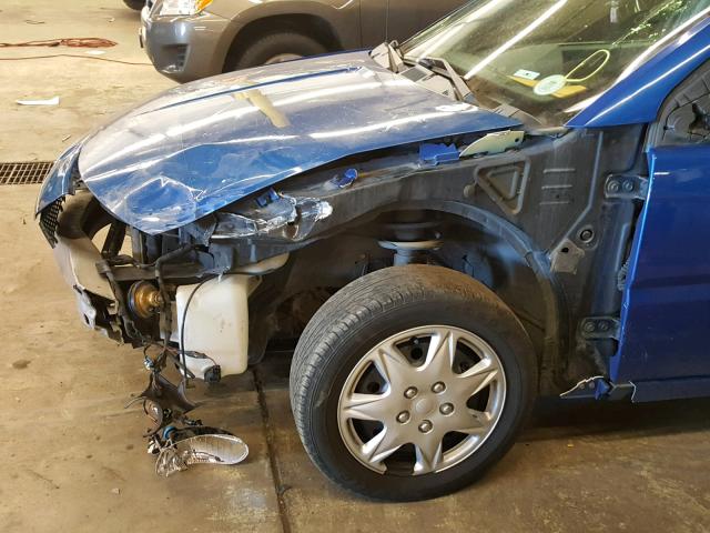 1G8AZ52F94Z208818 - 2004 SATURN ION LEVEL BLUE photo 9