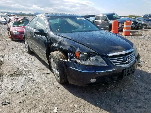 JH4KB16697C000848 - 2007 ACURA RL BLACK photo 1