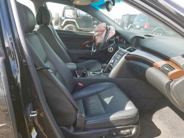 JH4KB16697C000848 - 2007 ACURA RL BLACK photo 5