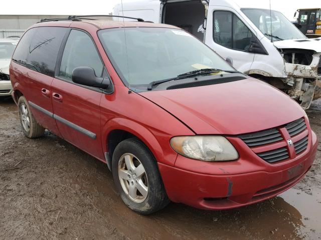 1D4GP45RX6B743466 - 2006 DODGE CARAVAN SX MAROON photo 1