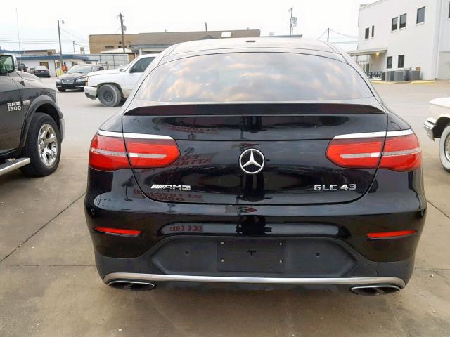 WDC0J6EB3JF321954 - 2018 MERCEDES-BENZ GLC COUPE BLACK photo 9