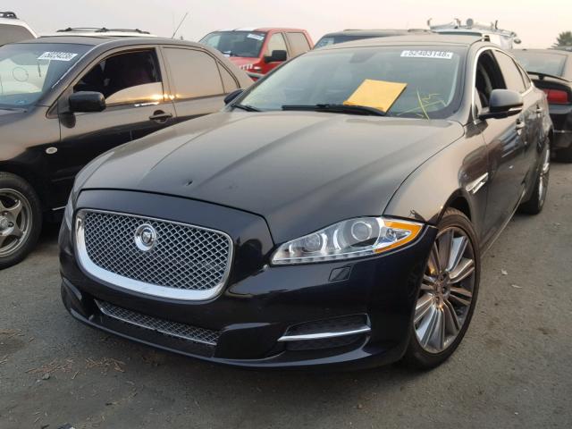 SAJWA1GE5CMV26377 - 2012 JAGUAR XJ SUPERCH BLACK photo 2