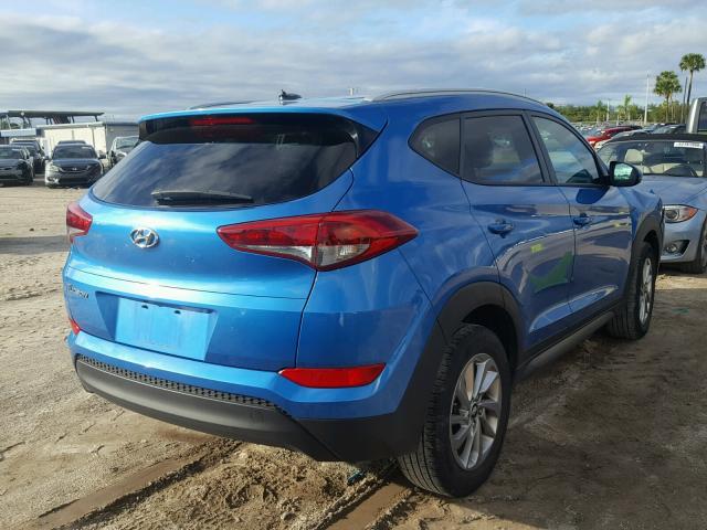 KM8J33A40GU187110 - 2016 HYUNDAI TUCSON LIM BLUE photo 4