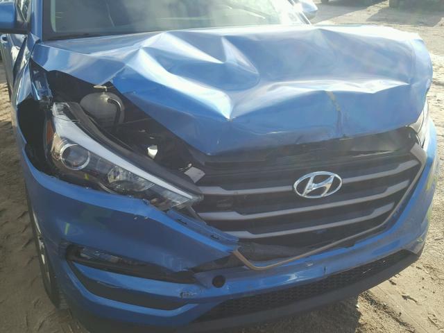 KM8J33A40GU187110 - 2016 HYUNDAI TUCSON LIM BLUE photo 9