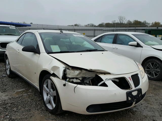 1G2ZH36N984289165 - 2008 PONTIAC G6 GT CREAM photo 1