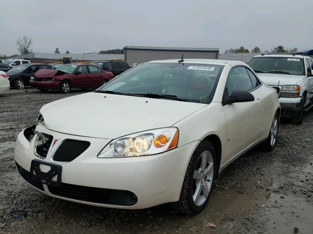 1G2ZH36N984289165 - 2008 PONTIAC G6 GT CREAM photo 2