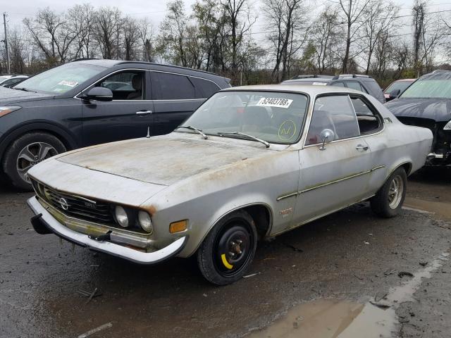 0L77NC9934485 - 1973 BUICK OPEL GRAY photo 2