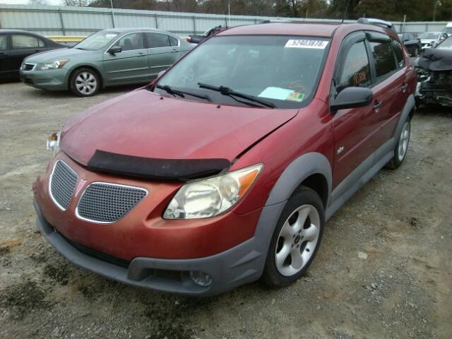 5Y2SL65808Z404070 - 2008 PONTIAC VIBE MAROON photo 2