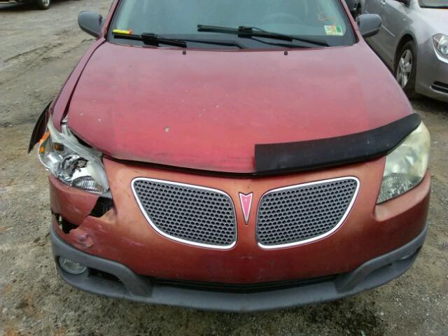 5Y2SL65808Z404070 - 2008 PONTIAC VIBE MAROON photo 9