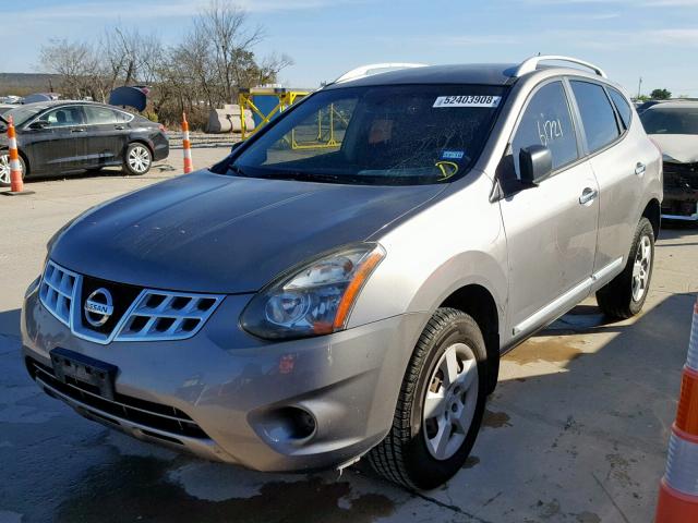 JN8AS5MT5EW613322 - 2014 NISSAN ROGUE SELE GRAY photo 2