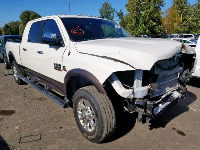 3C6UR5NL3JG240509 - 2018 RAM 2500 LARAM WHITE photo 1