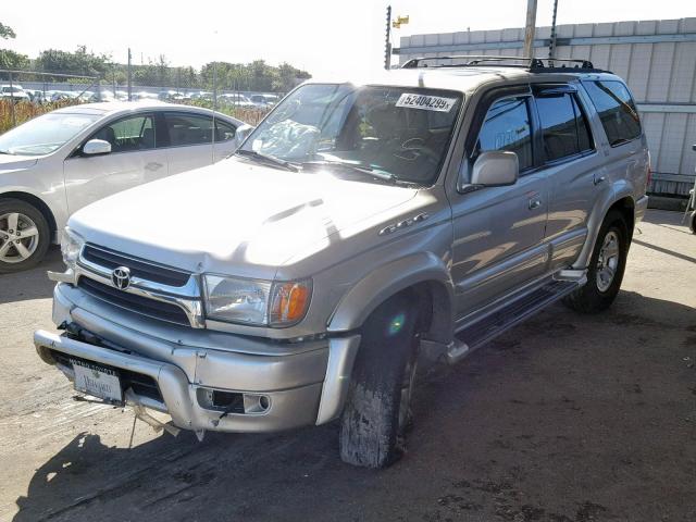 JT3HN87R529061032 - 2002 TOYOTA 4RUNNER LI SILVER photo 2