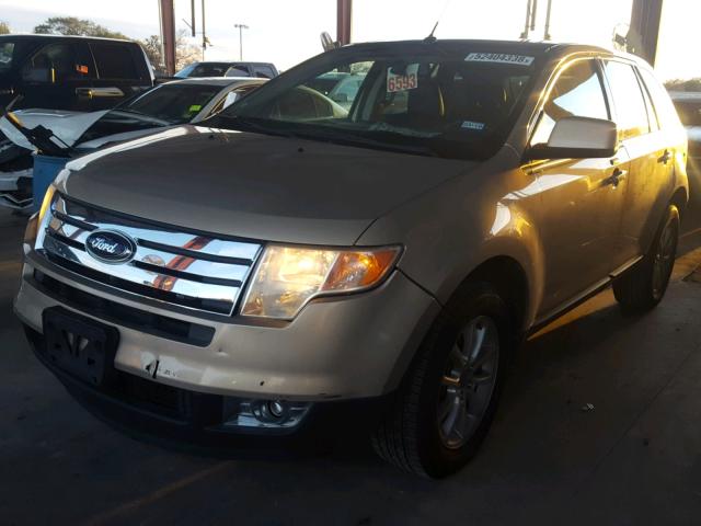 2FMDK38C47BA84243 - 2007 FORD EDGE SEL TAN photo 2