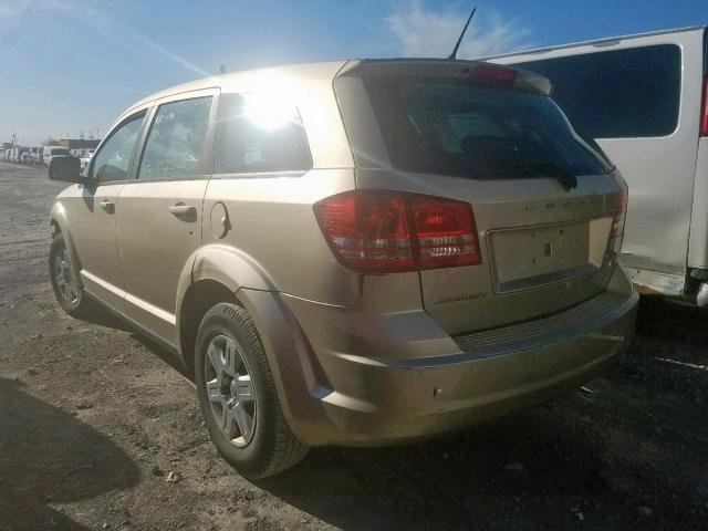 3D4PG4FB8BT559055 - 2011 DODGE JOURNEY EX GOLD photo 3