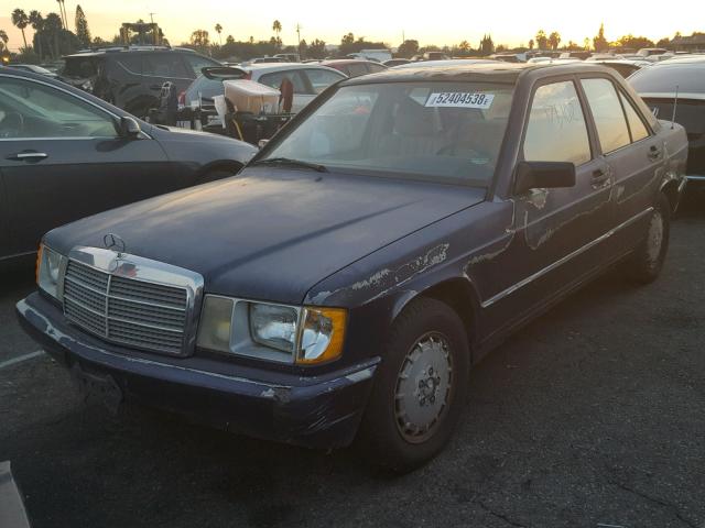 WDBDB22A3EA035001 - 1984 MERCEDES-BENZ 190 D 2.2 BLUE photo 2