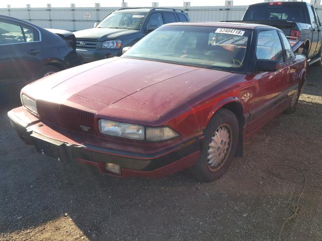 2G4WF15L6R1470631 - 1994 BUICK REGAL GRAN BURGUNDY photo 2