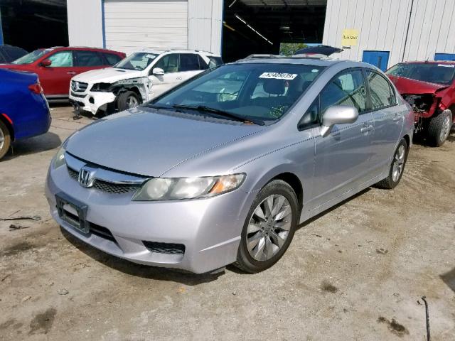 2HGFA16989H321118 - 2009 HONDA CIVIC EXL Gümüş foto 2