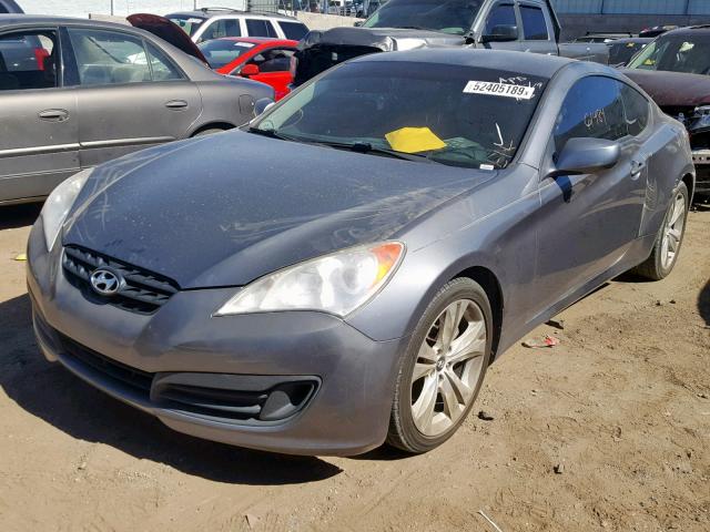 KMHHT6KD4BU060612 - 2011 HYUNDAI GENESIS CO GRAY photo 2