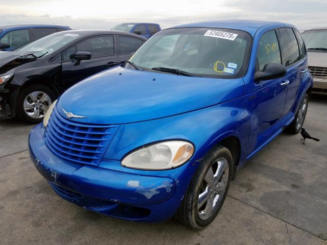 3C4FY58B75T628489 - 2005 CHRYSLER PT CRUISER BLUE photo 2