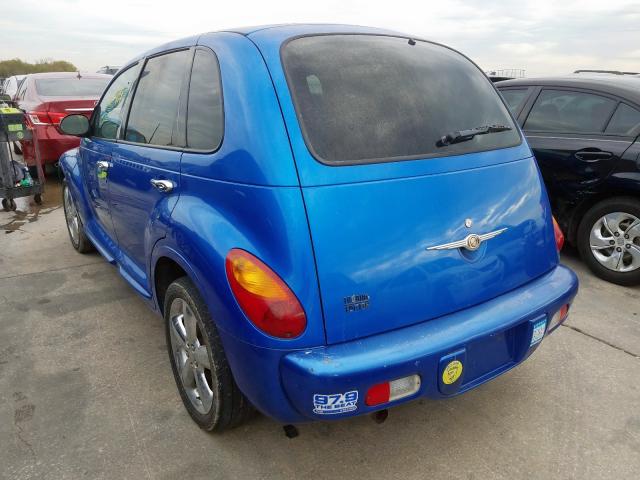 3C4FY58B75T628489 - 2005 CHRYSLER PT CRUISER BLUE photo 3