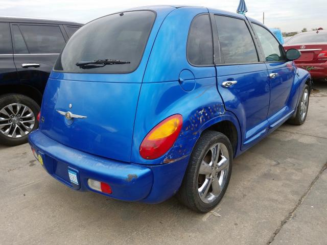 3C4FY58B75T628489 - 2005 CHRYSLER PT CRUISER BLUE photo 4