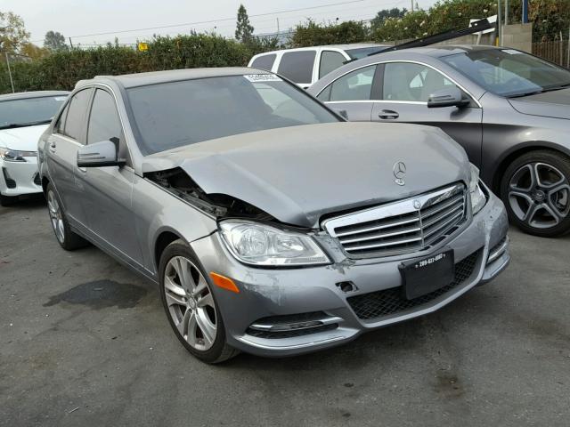 WDDGF4HB4DA743258 - 2013 MERCEDES-BENZ C 250 GRAY photo 1