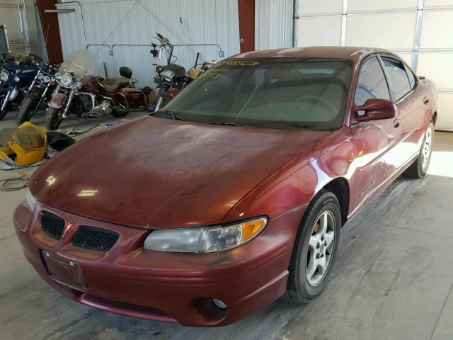 1G2WK52J31F134995 - 2001 PONTIAC GRAND PRIX MAROON photo 2