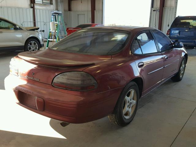 1G2WK52J31F134995 - 2001 PONTIAC GRAND PRIX MAROON photo 4