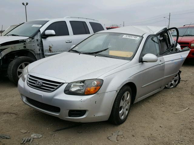 KNAFE221195646061 - 2009 KIA SPECTRA EX SILVER photo 2