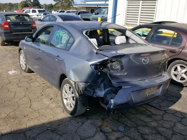 JM1BK323771623695 - 2007 MAZDA 3 S GRAY photo 3