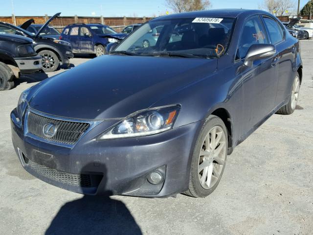 JTHCF5C20D5060776 - 2013 LEXUS IS 250 GRAY photo 2