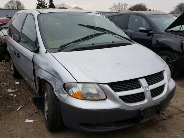 1D4GP25323B104042 - 2003 DODGE CARAVAN SE SILVER photo 1