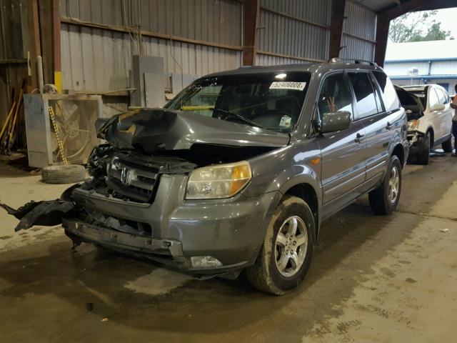 5FNYF28358B024366 - 2008 HONDA PILOT SE GRAY photo 2